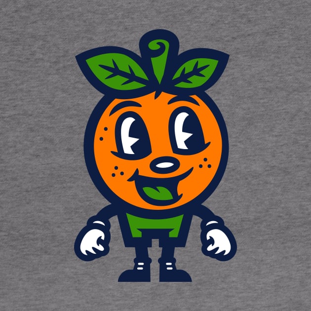 Orange Mascot Logo by CC0hort